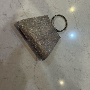 Elegant Silver Women's Handbag